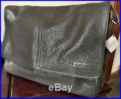 COACH Leather Business Laptop Messenger Cross Body Satchel Bag for Men or Women