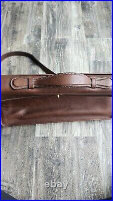 COACH Lexington Brown Leather Briefcase Vintage Laptop Messenger Bag