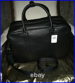 COACH SMOOTH CALF LEATHER OVERNIGHT BAG LAPTOP SLEEVE17.5 L x 12 H x 7WIDE