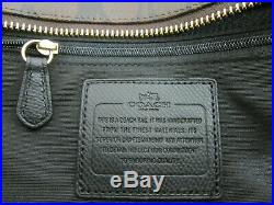 COACH Signature Brown Black Gold Multifunction Tote 35414 Baby Diaper Bag Laptop
