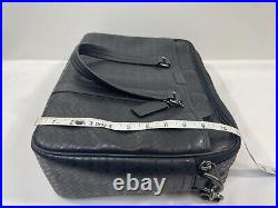 COACH Signature Heritage Embossed COMMUTER Messenger Bag Laptop Briefcase Travel