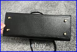 COACH Tatum Large Leather Carryall Tote Computor Shoulder Bag BLACK/RED $498