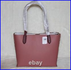 COACH Willow Tote Colorblock Laptop Bag Purse Handbag in Vintage Pink NWT