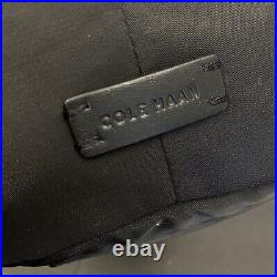 COLE HAAN ZEROGRAND Black Nylon Tote Weekender Laptop Tech Bag NWT $198