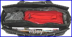 Cabrelli Sally Stripe Rolling Laptop Briefcase Women's Bag Wheeled Case 716020U