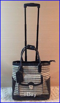 Cabrelli and Co. Rolling/Wheeled Laptop Briefcase Women's Bag NWT
