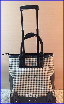 Cabrelli and Co. Rolling/Wheeled Laptop Briefcase Women's Bag NWT