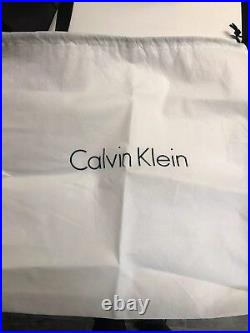 Calvin Klein Black Leather Messenger+Shoulder Bag 15inch Laptop