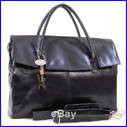 Catwalk Collection Handbags Ladies Extra Large Leather Body Bag Women's Work