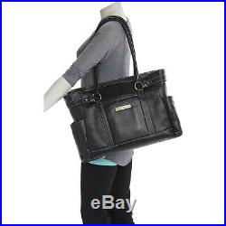 Clark & Mayfield Hawthorne Leather 17.3 Laptop Handbag Women's Business Bag NEW