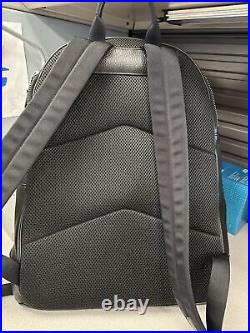 Coach (2854) West Large Black Refined Pebbled Leather Backpack Shoulder Bookbag
