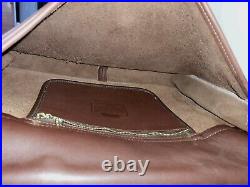 Coach 5265 Briefcase Lexington British Tan Leather Laptop Messenger Bag