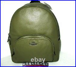 Coach 5669 New Kelp Green Pebbled Leather New Court Large Backpack Bag NWT $450