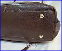 Coach Addison Spectator Brown Leather Woman's Purse Laptop Tote Bag 13207