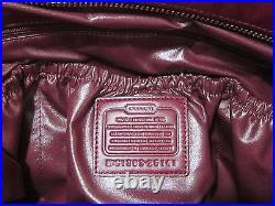 Coach Baby Girl Diaper Laptop Business Pink Leather Stitched Tote Messenger Bag
