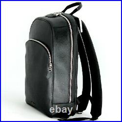 Coach Beckett Business Backpack in Black Leather with Laptop Compartment New