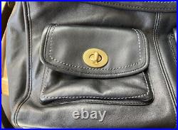 Coach Black Legacy Briefcase Handbag Laptop Bag f12980