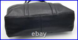 Coach Black Perry Leather Tote/Laptop Bag withZip Top Closure