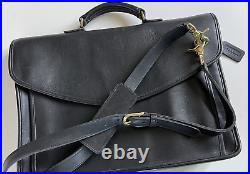 Coach Briefcase, Laptop Case, Messenger Briefcase Laptop Shoulder Bag- Black