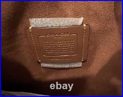 Coach Brooke Carryall Signature Canvas & Leather Tan Rust Bag Style CE 731 NWT