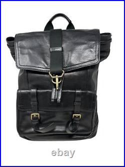 Coach Genuine Leather Bleeker Backpack Laptop Bag Gold Hardware