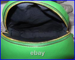 Coach Kelly Green Pebbled Leather New Court Backpack Bag 5666 NWT $450