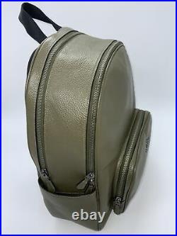 Coach Kelp Green Pebbled Leather Court Large Backpack 5669