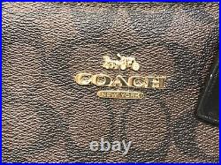 Coach Laptop Bag Business shoulder F39023 Black / Brown