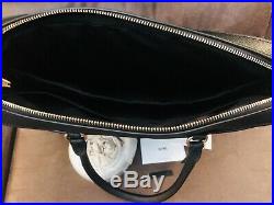 Coach Laptop Bag Womans Leather Black/Gold NWT F39022 MSRP$395
