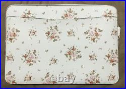 Coach Laptop Sleeve in Rose Bouquet Print Floral Chalk White 91783 NWT