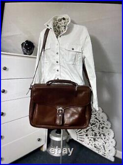 Coach Leather Messenger Laptop Bag