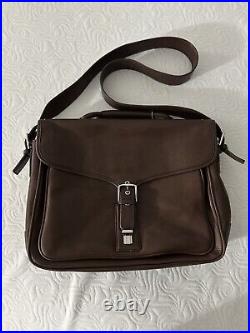 Coach Leather Messenger Laptop Bag