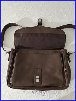 Coach Leather Messenger Laptop Bag