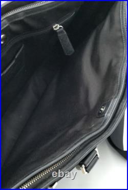 Coach Lexington Black Leather Briefcase/Laptop Bag