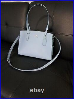 Coach Tatum Carryall in Waterfall Blue (No. C2180-C4078) Pebble Leather