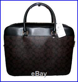 Coach Women's Laptop Briefcase PVC / Leather Crossbody Bag F39022 F39023 $450