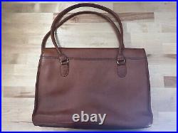 Coach handbag, Brown leather, briefcase, lap top Bag, Excellent condition