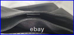 Cole Haan Black Genuine Leather Large / XL Shoulder Bag Laptop MRP 348.00