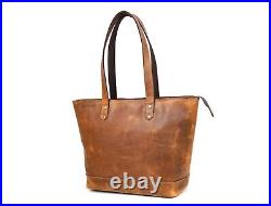 Combo Travel Tote Bag Ideal Christmas Gift crafted with Genuine Leather