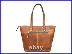 Combo Travel Tote Bag Ideal Christmas Gift crafted with Genuine Leather