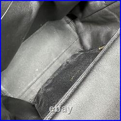 Cuyana Trapeze Satchel Black Pebbled Leather Laptop Bag Purse