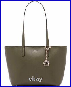 DKNY Sutton Leather Bryant Medium Tote Bag, Color Soft Clay