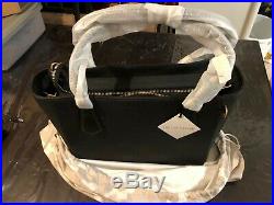 Dagne Dover THE 13-INCH TOTE ONYX Black Onyx Purse Laptop Bag