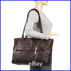 David King & Co. Womens Multipocket Laptop Briefcase Women's Business Bag NEW