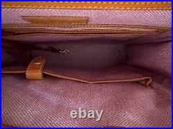 Dooney & Bourke Yellow Crocodile Embossed Laptop Bag-Preowned