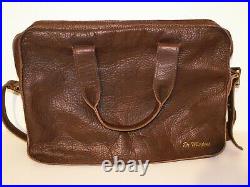 Dr. Martens 16 x 11 brown leather laptop shoulder bag kiev