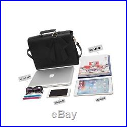 ECOSUSI Ladies Faux Leather Briefcase Shoulder Laptop Messenger Bags Satchel