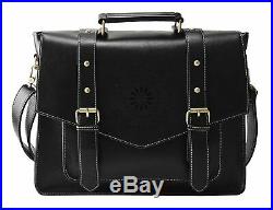 ECOSUSI Women 14 Briefcase Laptop Messenger Bag School Satchel Large Shoulde