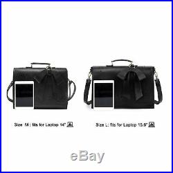 ECOSUSI Women Briefcase 15.6 inch Laptop Bag Shoulder Computer Satchel Bag wi