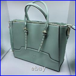 Ease Gave Laptop Bag 15.6 Mint Women Tote Bag Work Business Travel Briefcase